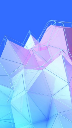 Abstract 3D Polygonal Landscape