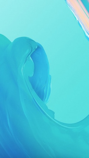 Abstract blue and turquoise fluid shapes