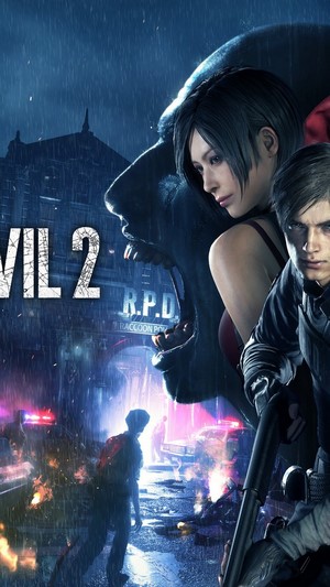 Leon and Ada from Resident Evil 2 in Raccoon City