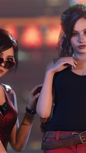 Ada Wong and Claire Redfield from Resident Evil 2