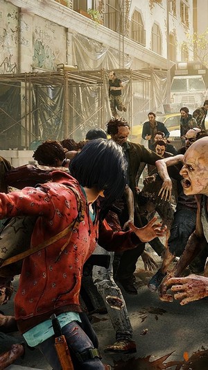 World War Z: A group of survivors fight zombies