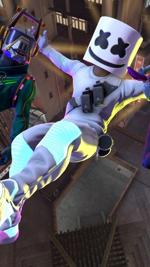 Marshmello and DJ Yonder from Fortnite Battle Royale