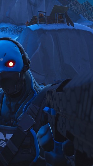 Fortnite Battle Royale Cobalt character with rifle