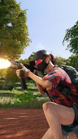 Player firing a gun in PlayerUnknown's Battlegrounds