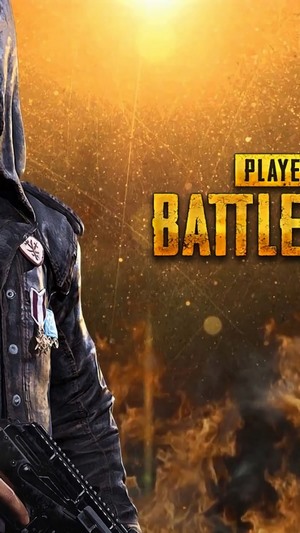 PlayerUnknown's Battlegrounds character in trench coat