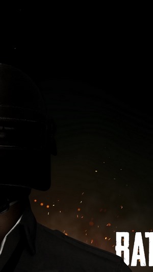 PlayerUnknown's Battlegrounds character with helmet
