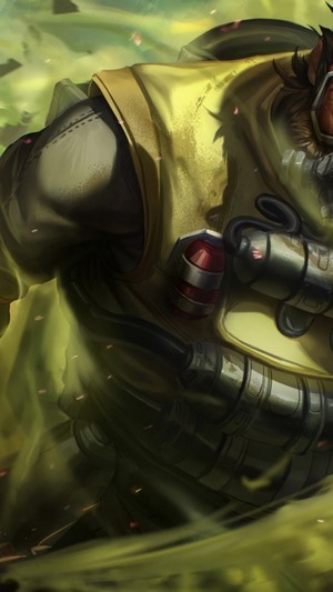 Caustic from Apex Legends