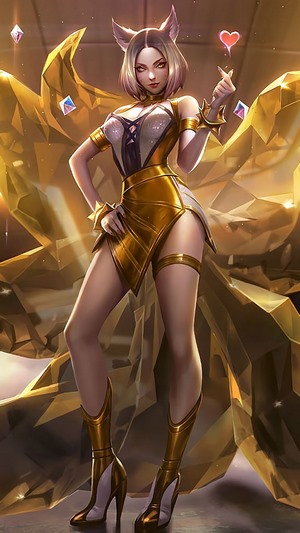 K/DA Ahri Prestige Edition Splash Art LoL