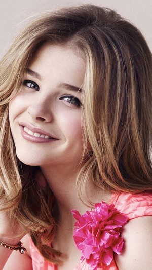 Chloe Grace Moretz smiling