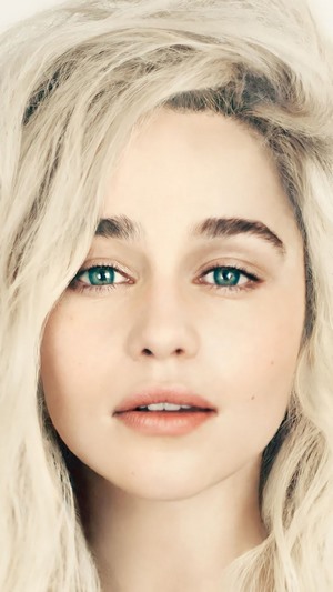 Emilia Clarke Blonde Portrait