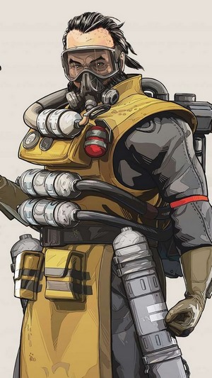 Caustic from Apex Legends