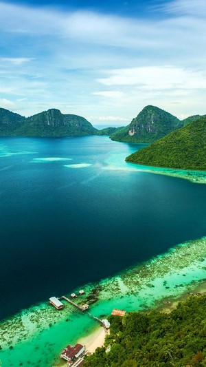Tropical Island Seascape Sea