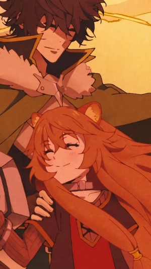 Raphtalia and Iwatani Naofumi from The Rising of the Shield Hero