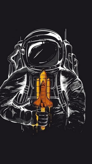 Minimalist Astronaut