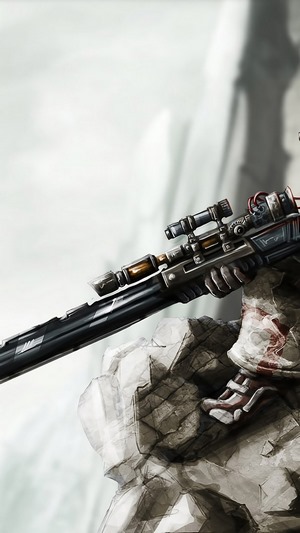 Sci-Fi Sniper Rifle