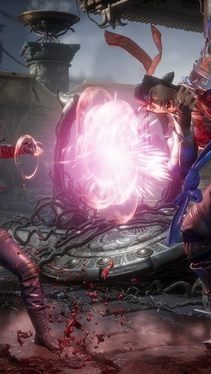 Sonya Blade and Sub-Zero in Mortal Kombat 11
