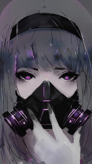 Anime Girl Gas Mask