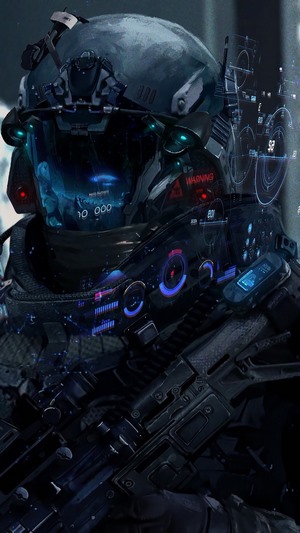 Sci-Fi Soldier Art
