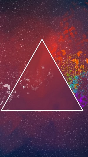Abstract colorful background with butterflies and stars
