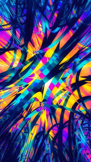 Abstract colorful geometric pattern