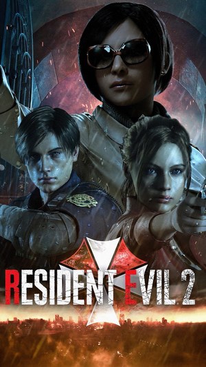 Resident Evil 2 Leon, Claire, and Ada