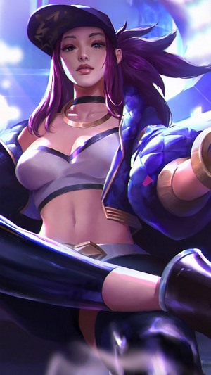 Akali from K/DA in League of Legends