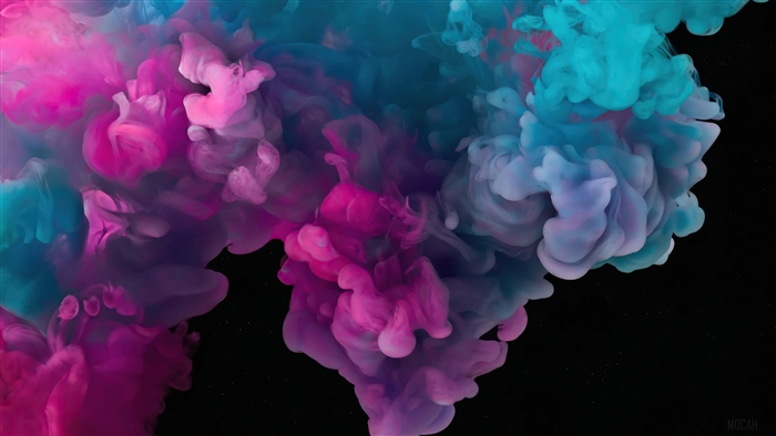 Colorful Smoke Art 4K