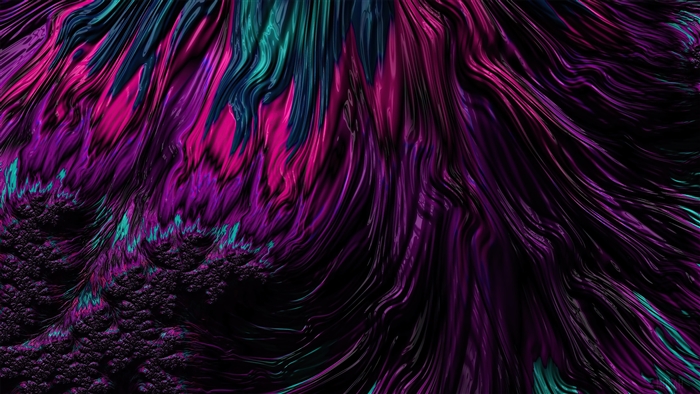 Colorful Liquid Flow Abstract 4K Art