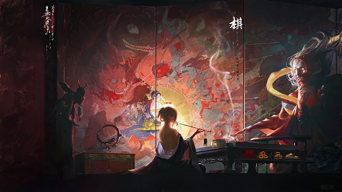 Mystical Japanese Yokai Encounter in 4K