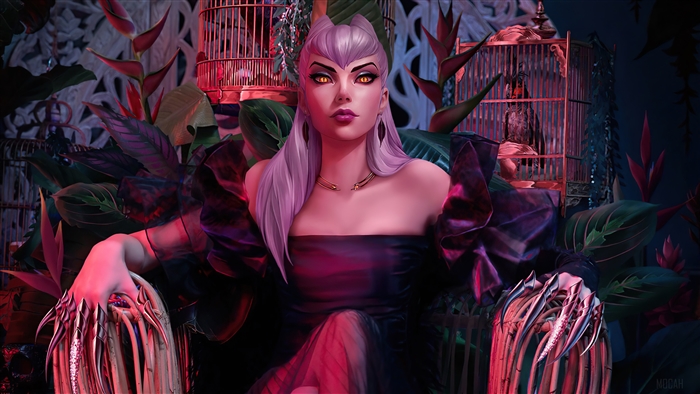 Evelynn KDA Villain from League of Legends 4K
