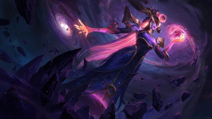 Dark Cosmic Lissandra from League of Legends 4K