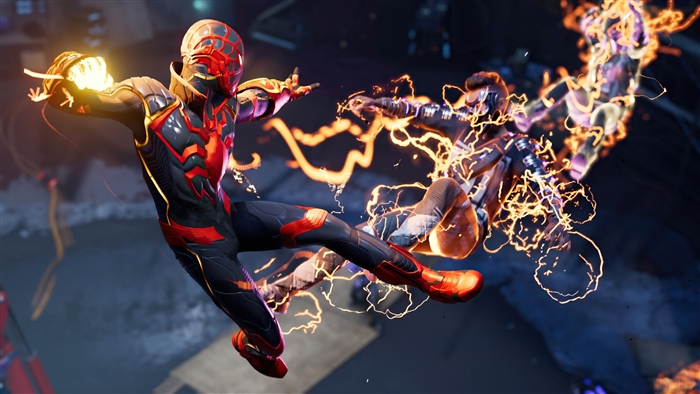 Miles Morales from Marvel's Spider-Man in STRIKE Suit 4K