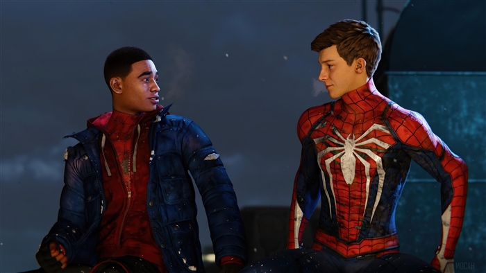 Marvel's Spider-Man Miles Morales 4K Night Scene