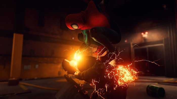 Spider-Man using Venom Strike in Marvel's Spider-Man: Miles Morales 4K