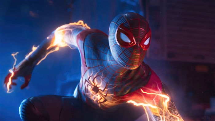 Marvel's Spider-Man Miles Morales 4K Action Pose
