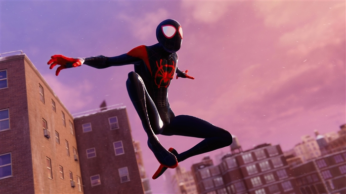 Spider-Man (Miles Morales) in Into the Spider-Verse Suit 4K