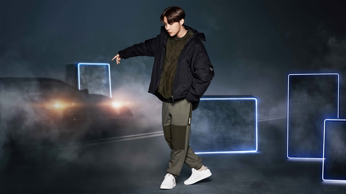 J Hope BTS in Stylish Dark Outfit 4K