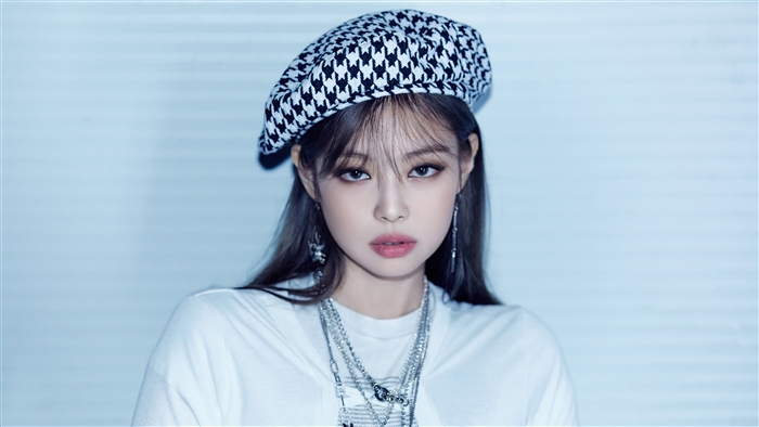 Jennie of BLACKPINK in Stylish Monochrome Look 4K