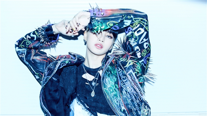 Lisa of BLACKPINK in Artistic Spiked Jacket