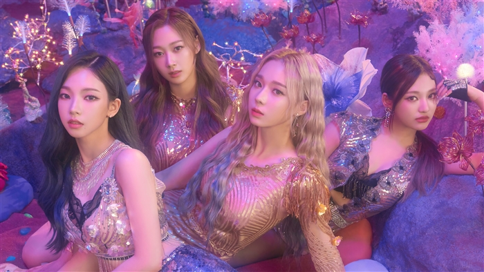 Aespa 4K Glamorous K-Pop Girl Group Portrait