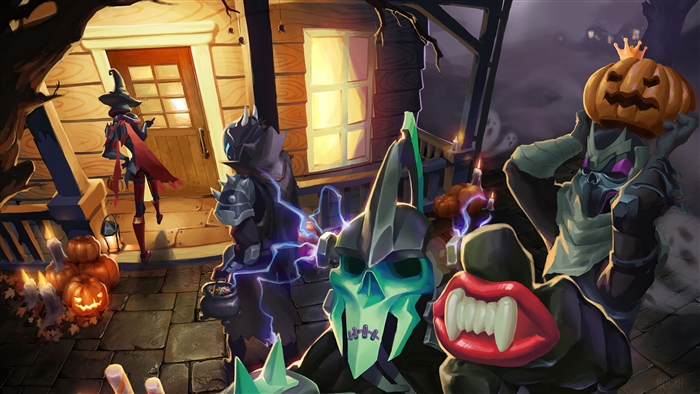 PUBG Mobile Halloween characters trick or treating