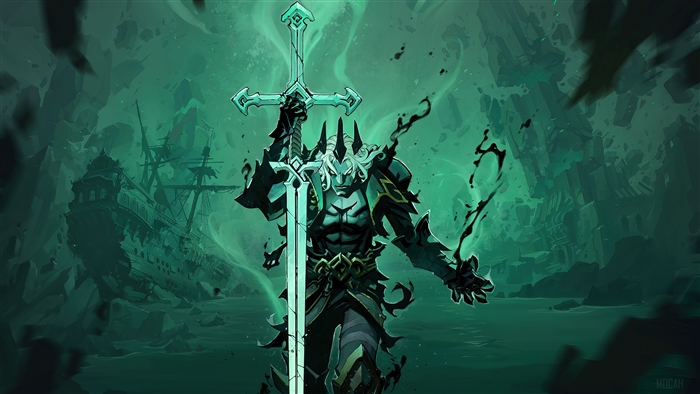 Ruined King from League of Legends holding a sword