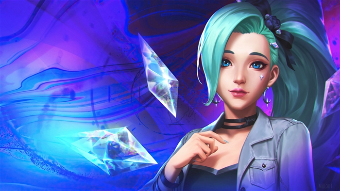 Seraphine KDA All Out 4K Digital Art