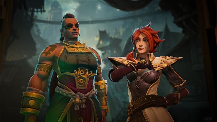 Miss Fortune and Illaoi from Ruined King: A League of Legends Story 4K