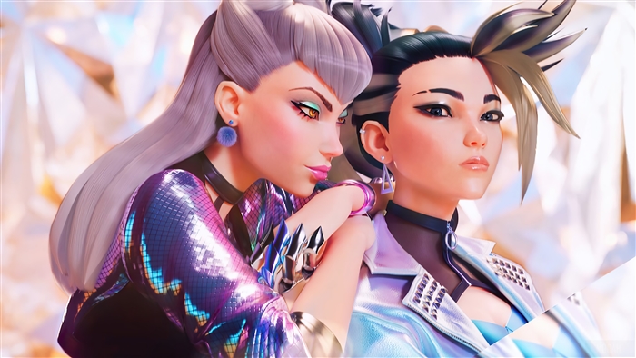 KDA MORE Evelynn and Akali 4K Art