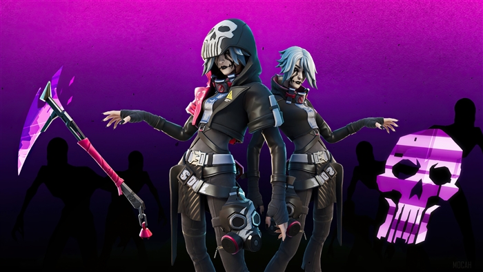 Forsaken Skull Skin Fortnite 4K