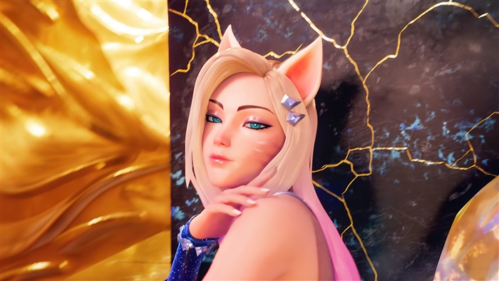 KDA Ahri Stunning 4K Fan Art from League of Legends