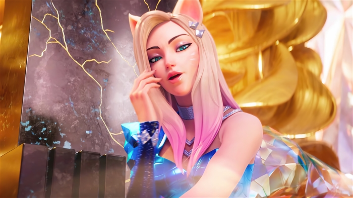 Ahri KDA All Out 4K Video Game Art