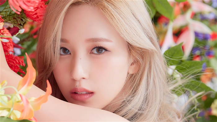 Mina from TWICE Close-Up 4K Portrait