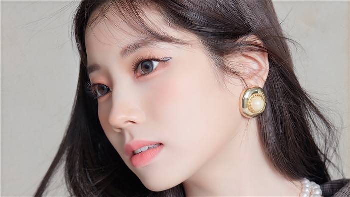 Dahyun from TWICE Close-Up 4K Portrait